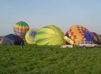 Gerardo Tobar López Airport, Buenaventura Colombia (BUN) - More balloons inflating - by keith sowter