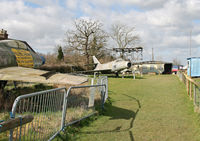 Lashenden/Headcorn Airport, Maidstone, England United Kingdom (EGKH) - View towards the Parachute Club from the Museum. - by Martin Browne