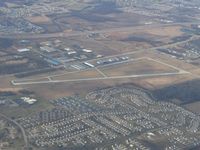 Dayton-wright Brothers Airport (MGY) - Looking NW from 5500' - by Bob Simmermon