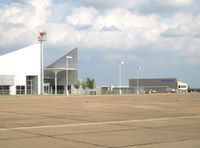 Dallas Executive Airport (RBD) - Ramp view of new terminal building - by William Leggett