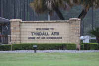 Tyndall Afb Airport (PAM) - Entrance to Tyndall AFB - by Mark Silvestri