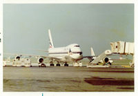 Hartsfield - Jackson Atlanta International Airport (ATL) - Delta 747 under tow E Rotunda - by Bob  McNary