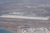 Arrecife Airport (Lanzarote Airport), Arrecife Spain (GCRR) - downwind to Lanzarote,  Arrecife - by FBE