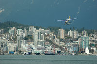 Vancouver Harbour Water Airport (Vancouver Coal Harbour Seaplane Base), Vancouver, British Columbia Canada (CYHC) - landing at Coal Harbour - by metricbolt