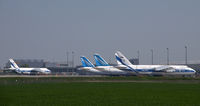 Leipzig/Halle Airport, Leipzig/Halle Germany (EDDP) - 2+2 is 4 and 3+1 is 4 and blue and white are 4 cousins - by Holger Zengler