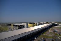 Leipzig/Halle Airport, Leipzig/Halle Germany (EDDP) - New terminal with check in-area, parking building and transfer tube - by Holger Zengler