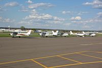 L O Simenstad Municipal Airport (OEO) - Visitors for an FAA Safety Seminar - by Timothy Aanerud