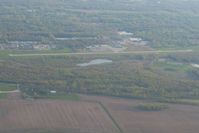 Griffith-merrillville Airport (05C) - Looking north from 3000' - by Bob Simmermon