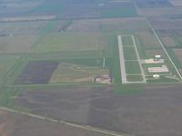 Starke County Airport (OXI) - Looking north from 3000' - by Bob Simmermon