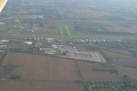 Porter County Regional Airport (VPZ) - Looking north from 2500' - by Bob Simmermon