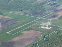 Gratiot Community Airport (AMN) - Looking SW from 4500' - by Bob Simmermon