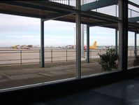 Essendon Airport - Aircraft ramp - pre 1960's this would have been filled with 727's, DC9's, etc. Note: The viewing concourse overhead is now off-limits. - by red750