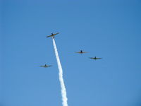 Santa Paula Airport (SZP) - The Condor Squadron 'Missing Man' departs formation - by Doug Robertson