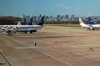 Jorge Newbery Airport - Lots of B 737-200s - a spotter's delight! - by Micha Lueck