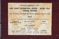 Boeing Field/king County International Airport (BFI) photo Boeing Field/king County International Airport (BFI) photo