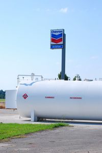 Chester Catawba Regional Airport (DCM) - New fuel tanks - by Connor Shepard