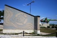 Graf Ignatievo Air Base (military) Airport, Graf Ignatievo / Plovdiv Bulgaria (LBPG) - The Bulgarian airforce is the artistic depiction of his badge. - by Attila Groszvald-Groszi