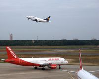 Tegel International Airport (closing in 2011), Berlin Germany (EDDT) - Morning traffic at TXL - by Holger Zengler