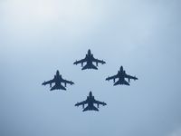 RAF Halton Airport, Halton, England United Kingdom (EGWN) - Tornado flypast - by Simon Palmer