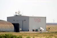 Fort Sumner Municipal Airport (FSU) - Fort Sumner, NM airport - NASA weather balloon operations hangar - by Zane Adams