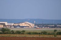 Dyess Afb Airport (DYS) - Dyess Air Force Base flight line and hangers - B-1B's of the 7th Bomb Wing - by Zane Adams