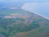 Caernarfon Airport - departing from R/W 26 at Caernarfon - by Chris Hall