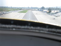Santa Paula Airport (SZP) - Near touchdown Rwy 22 in N406L arriving from Chino CNO  - by Doug Robertson