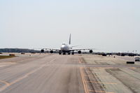 Los Angeles International Airport (LAX) - 744 on taxiway BRAVO KLAX - by Mark Kalfas