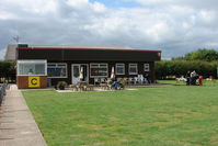 Beverley/Linley Hill Airfield - Club House and Barbacue for the Fly-In - by Terry Fletcher