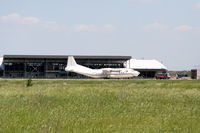 Plovdiv International Airport - Plovdiv-Krumovo International Airport - LBPD - Before the building of the terminal under construction, the EW-269TI register Antonov An-12BP - by Attila Groszvald-Groszi