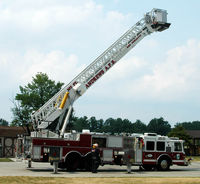Joint Base Andrews Airport (ADW) - fire truck at Andrews AFB - by J.G. Handelman