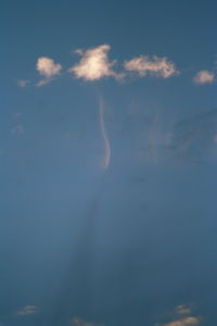 Los Angeles International Airport (LAX) - Interesting cloud formation - Beginning of a water spout? - by Mark Kalfas