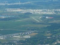Campbell Airport (C81) - Looking west from 3000' - by Bob Simmermon