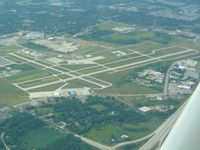 Waukesha County Airport (UES) - Looking SW from 3500' - by Bob Simmermon