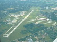 Waukegan Regional Airport (UGN) - Looking south from 3500' - by Bob Simmermon