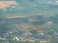 Van Wert County Airport (VNW) - Looking south from 4500' - by Bob Simmermon