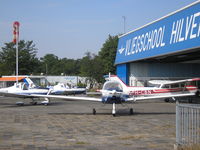 Hilversum Airport - Hilversum Aerodrome , hangar Flying school - by Henk Geerlings