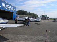 Hilversum Airport - Hilversum Aerodrome hangar Flying school - by Henk Geerlings