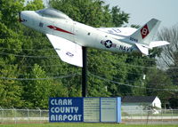 Clark Regional Airport (JVY) - Navy F86 - by Allen M. Schultheiss