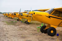 Lompoc Airport (LPC) - Overflow parking West Coast Piper Cub Fly-in 2009 - by Mike Madrid