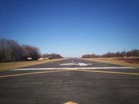 Grundy Municipal Airport (GDY) - looking down the runway at Grundy Airport - by Jon Raines