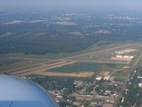 Anderson Muni-darlington Field Airport (AID) - Looking west from 2500' - by Bob Simmermon