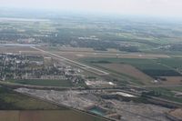Findlay Airport (FDY) - Looking east - by Bob Simmermon