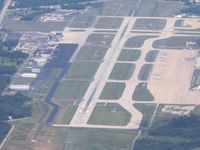 Toledo Express Airport (TOL) - Looking NE from 5500' - by Bob Simmermon