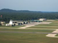 Muskegon County Airport (MKG) - View of the ramp and facilities - by Bob Simmermon