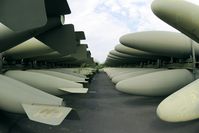 Büchel Airforce Base - a collection of Tornado fuel tanks - by Joop de Groot