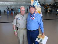 Grimes Field Airport (I74) - Veterans of WW2, B17 pilot Herb Johns, who flew 35 missions over Europe, and Bill Simmermon, US Navy - Europe and Pacific.  The event was MERFI (See Website) - by Bob Simmermon