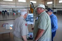 Grimes Field Airport (I74) - Herb Heilbrun, WW2 B17 pilot discussing his experiences at the MERFI event, Urbana, Ohio. - by Bob Simmermon
