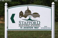 Stafford Regional Airport (RMN) - The road sign, and a good thing too; its a little off the beaten path - by Paul Perry