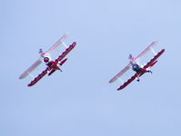 Hawarden Airport, Chester, England United Kingdom (EGNR) - Guinot Wing Walkers displaying at the Airbus families day - by Chris Hall
